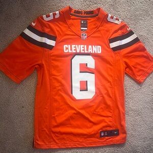Nike Cleveland Jersey - Bright Orange and White